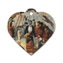 Dog circus Dog Tag Heart (Two Sides)