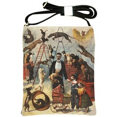 Dog circus Shoulder Sling Bags