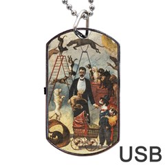 Dog circus Dog Tag USB Flash (Two Sides)