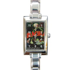 Dracula Rectangle Italian Charm Watch by Valentinaart