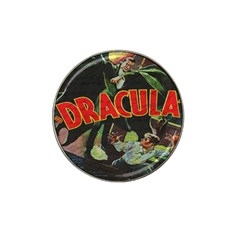 Dracula Hat Clip Ball Marker by Valentinaart