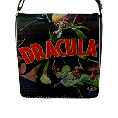 Dracula Flap Messenger Bag (l)  by Valentinaart