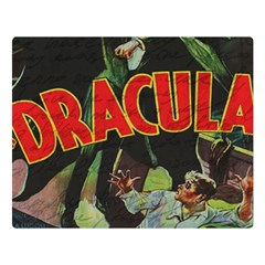 Dracula Double Sided Flano Blanket (large)  by Valentinaart