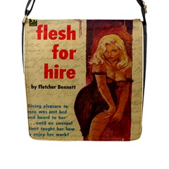 Vintage Girl Flap Messenger Bag (l)  by Valentinaart