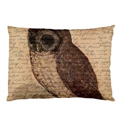 Vintage Owl Pillow Case by Valentinaart