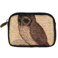 Vintage Owl Digital Camera Cases by Valentinaart