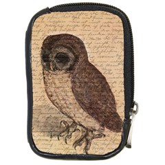 Vintage Owl Compact Camera Cases by Valentinaart