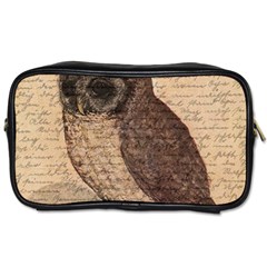 Vintage Owl Toiletries Bags 2-side by Valentinaart