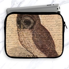 Vintage Owl Apple Ipad 2/3/4 Zipper Cases by Valentinaart