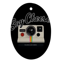 Say Cheese Ornament (oval)