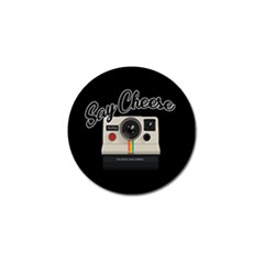 Say Cheese Golf Ball Marker by Valentinaart