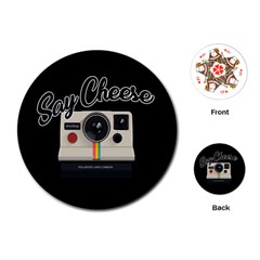 Say Cheese Playing Cards (Round) 