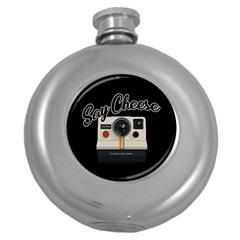 Say Cheese Round Hip Flask (5 oz)