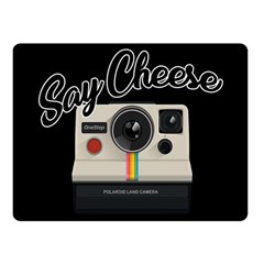 Say Cheese Fleece Blanket (small) by Valentinaart