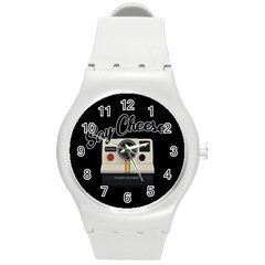 Say Cheese Round Plastic Sport Watch (M)