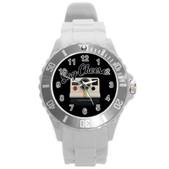 Say Cheese Round Plastic Sport Watch (L)