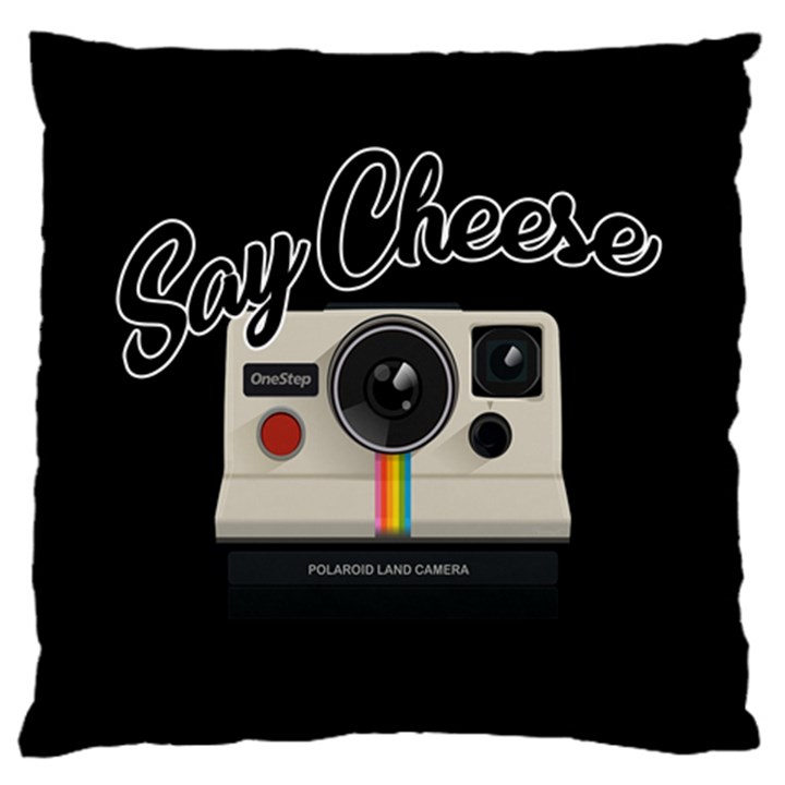 Say Cheese Large Cushion Case (Two Sides)