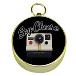 Say Cheese Gold Compasses Front