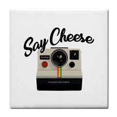 Say Cheese Tile Coasters by Valentinaart