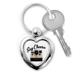 Say Cheese Key Chains (heart)  by Valentinaart