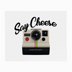 Say Cheese Small Glasses Cloth by Valentinaart