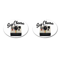 Say Cheese Cufflinks (oval) by Valentinaart