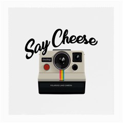 Say Cheese Medium Glasses Cloth by Valentinaart