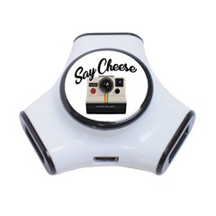 Say Cheese 3-port Usb Hub by Valentinaart