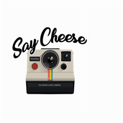 Say Cheese Large Garden Flag (two Sides) by Valentinaart