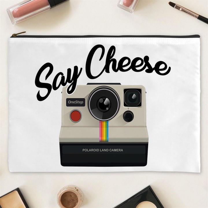 Say Cheese Cosmetic Bag (XXXL) 