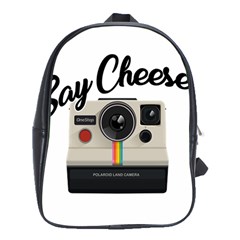 Say Cheese School Bags (xl)  by Valentinaart