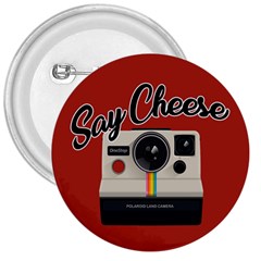 Say Cheese 3  Buttons by Valentinaart