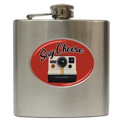 Say Cheese Hip Flask (6 Oz) by Valentinaart