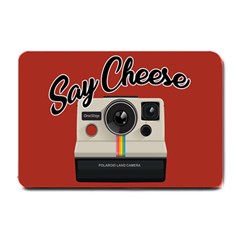 Say Cheese Small Doormat  by Valentinaart