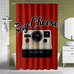 Say Cheese Shower Curtain 48  X 72  (small)  by Valentinaart