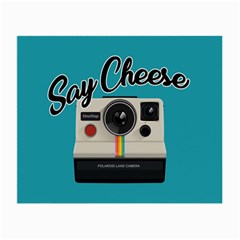 Say Cheese Small Glasses Cloth by Valentinaart