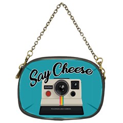 Say Cheese Chain Purses (two Sides)  by Valentinaart