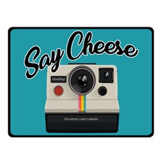 Say Cheese Fleece Blanket (small) by Valentinaart