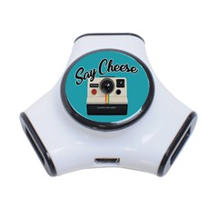 Say Cheese 3-port Usb Hub by Valentinaart