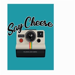 Say Cheese Large Garden Flag (two Sides) by Valentinaart