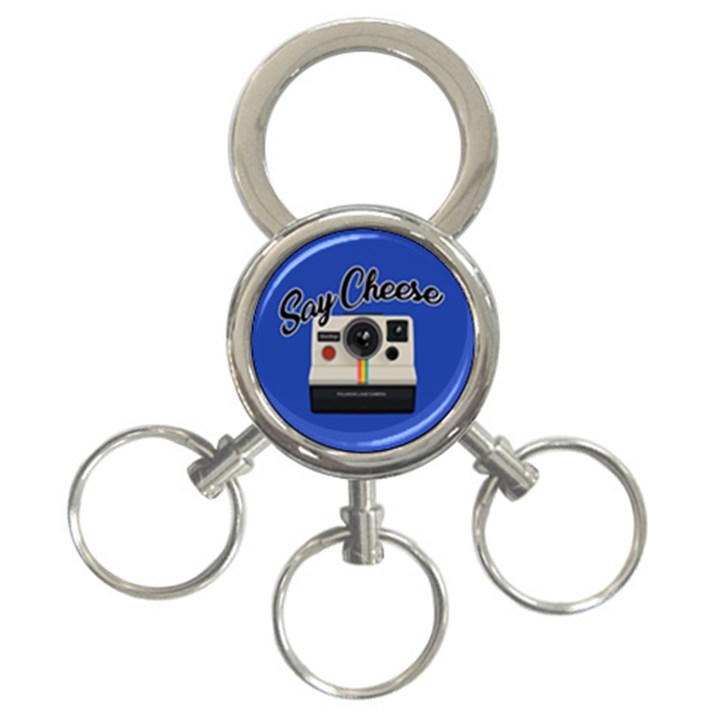 Say Cheese 3-Ring Key Chains