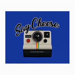 Say Cheese Small Glasses Cloth by Valentinaart