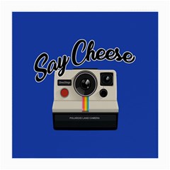 Say Cheese Medium Glasses Cloth by Valentinaart