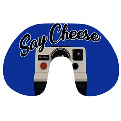 Say Cheese Travel Neck Pillows by Valentinaart