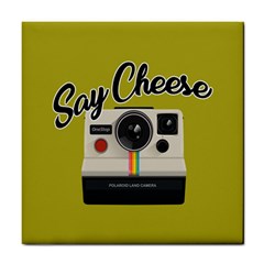 Say Cheese Tile Coasters by Valentinaart