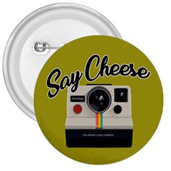 Say Cheese 3  Buttons by Valentinaart