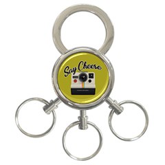 Say Cheese 3-ring Key Chains by Valentinaart