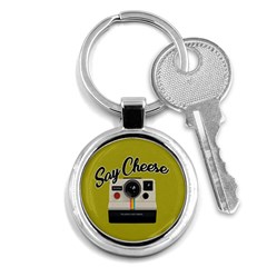 Say Cheese Key Chains (round)  by Valentinaart