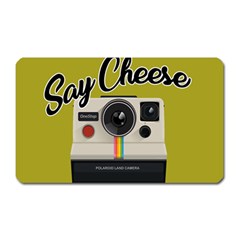 Say Cheese Magnet (rectangular) by Valentinaart