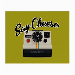 Say Cheese Small Glasses Cloth by Valentinaart